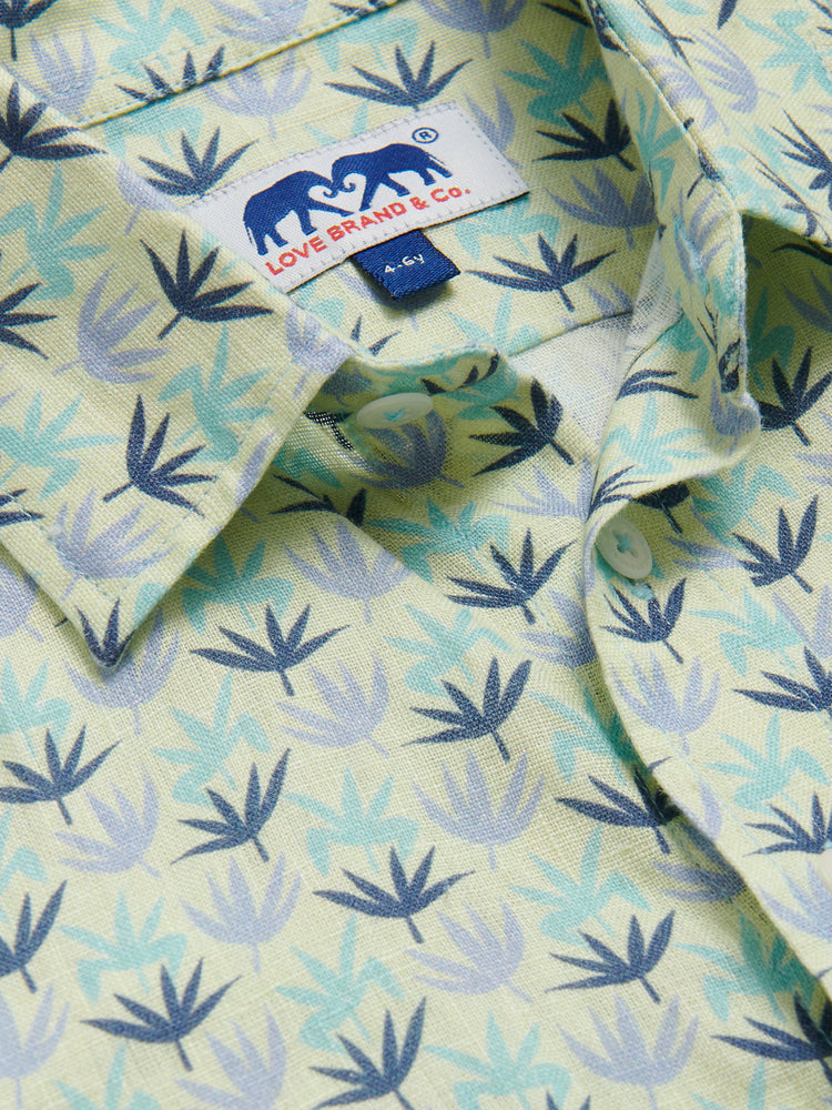 Kids Palm Sugar Abaco Linen Shirt
