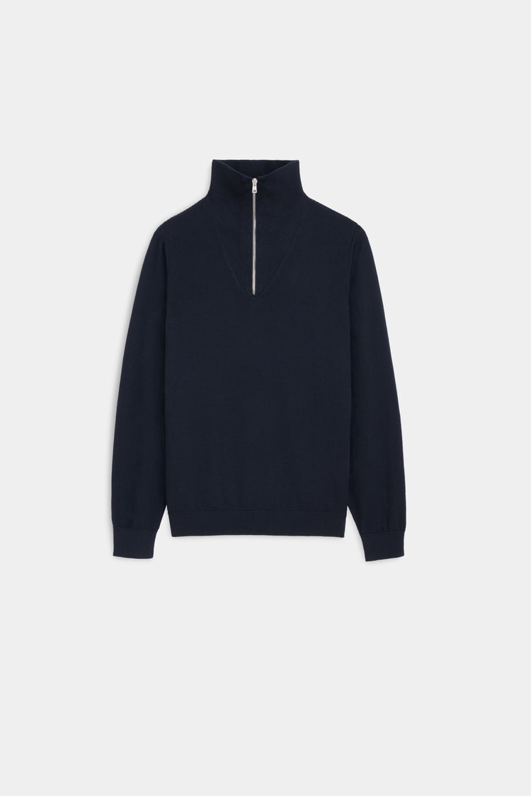Merino Wool Quarter Zip