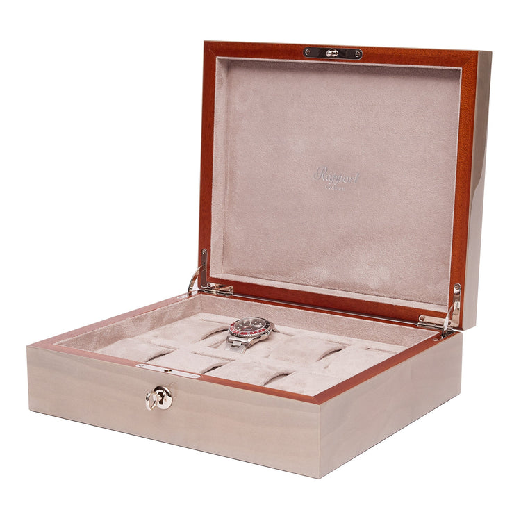 Heritage Chroma Eight Watch Box - Grey