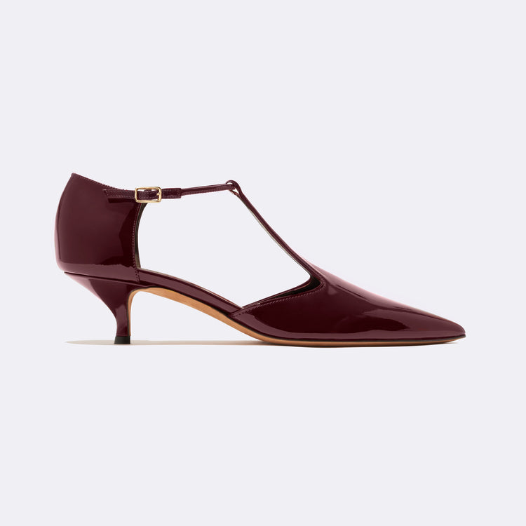 Leandra in Burgundy Patent