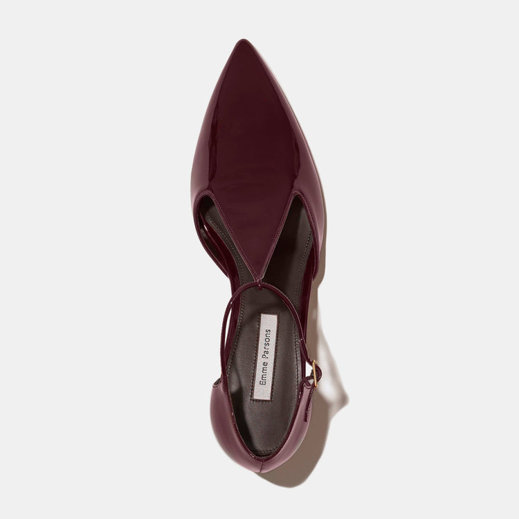 Leandra in Burgundy Patent