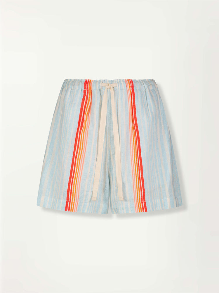 Safia Shorts in Airi Sky