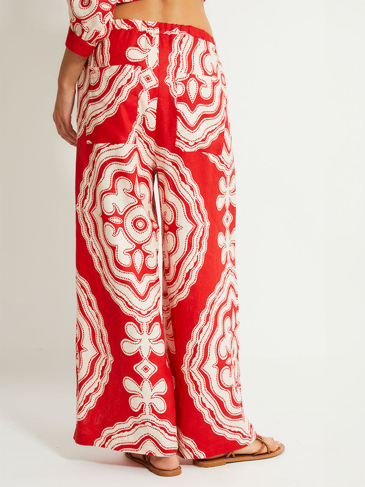Desta Pants in Niku Red