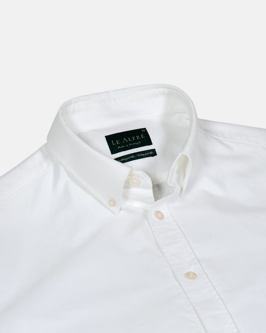 ‘Le Blanc’ White Classic Oxford Shirt