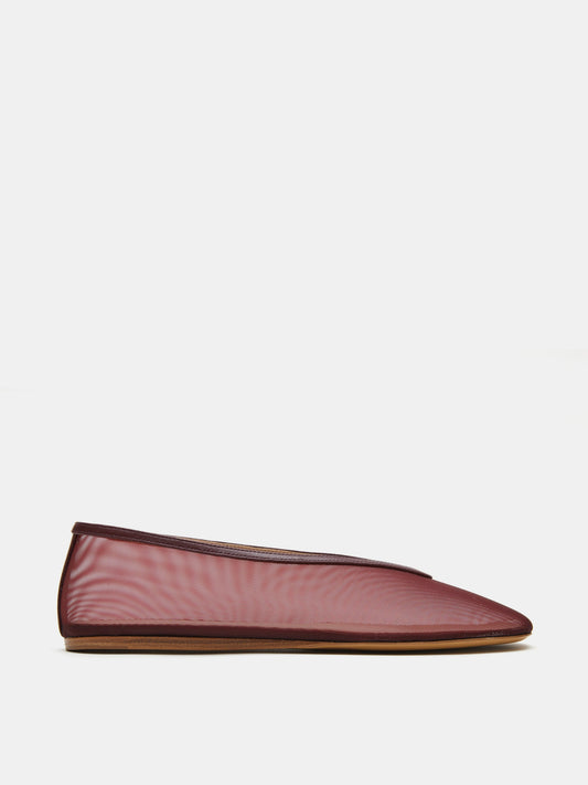 Luna Slipper in Red Mesh