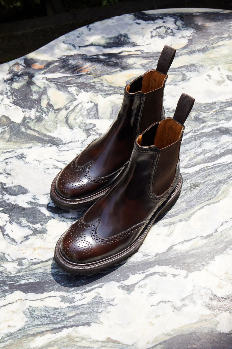 Miranda Chelsea Boots in Dark Chocolate