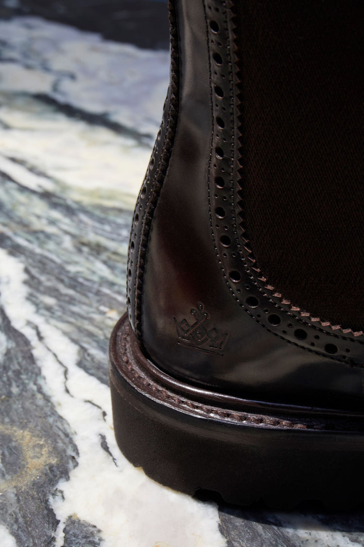 Miranda Chelsea Boots in Dark Chocolate