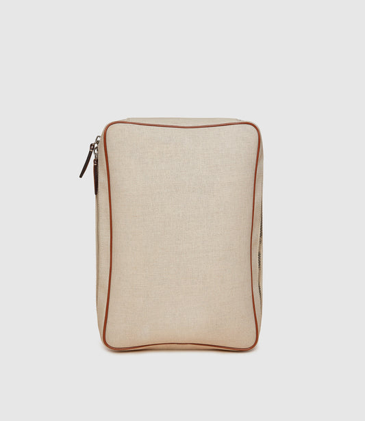 Medium Clothing Pouch in Natural Linen