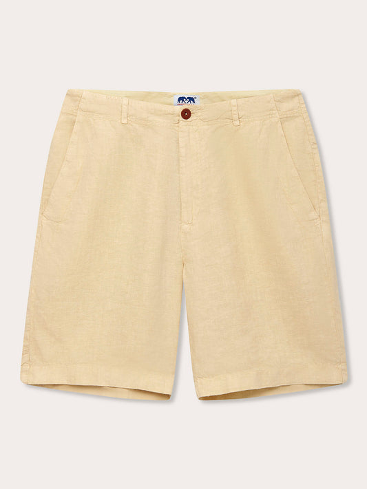 Men’s Stone Burrow Linen Shorts