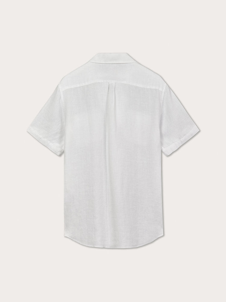 Men’s White Normans Hemp Shirt