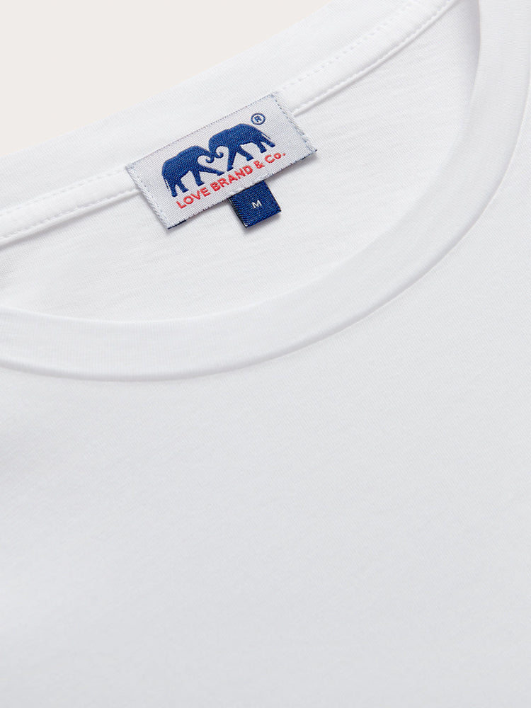Men’s White Lockhart T-Shirt