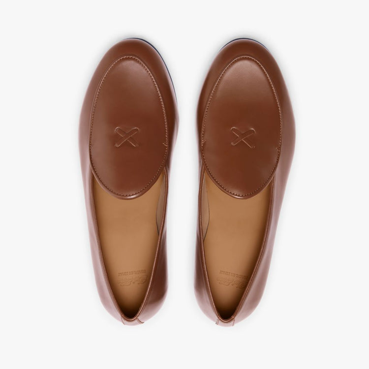 Women’s Light Brown Leather Milano Loafer