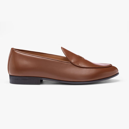 Women’s Light Brown Leather Milano Loafer