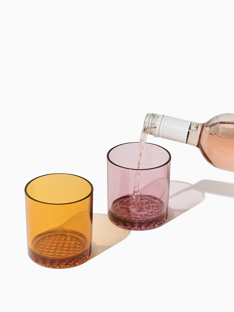 Reserve 12oz Old Fashioned Tritan™ Copolyester Glass Mixed Set