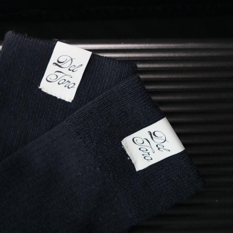 Ribbed Loop Sock - Navy