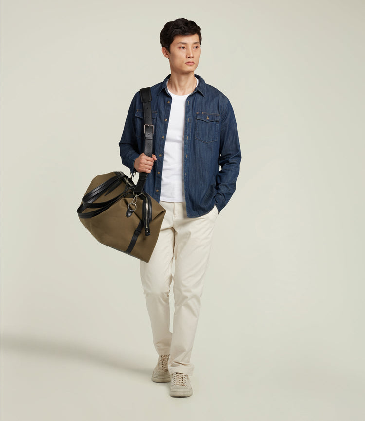 Nomad Weekend Bag in Khaki Military Twill