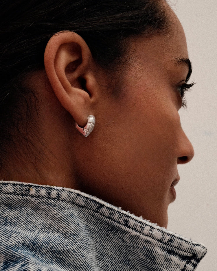 The Ones Earrings in Silver