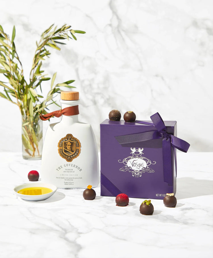 High-Phenolic Kyoord® Olive Oil + Chocolate Truffle Gift Set