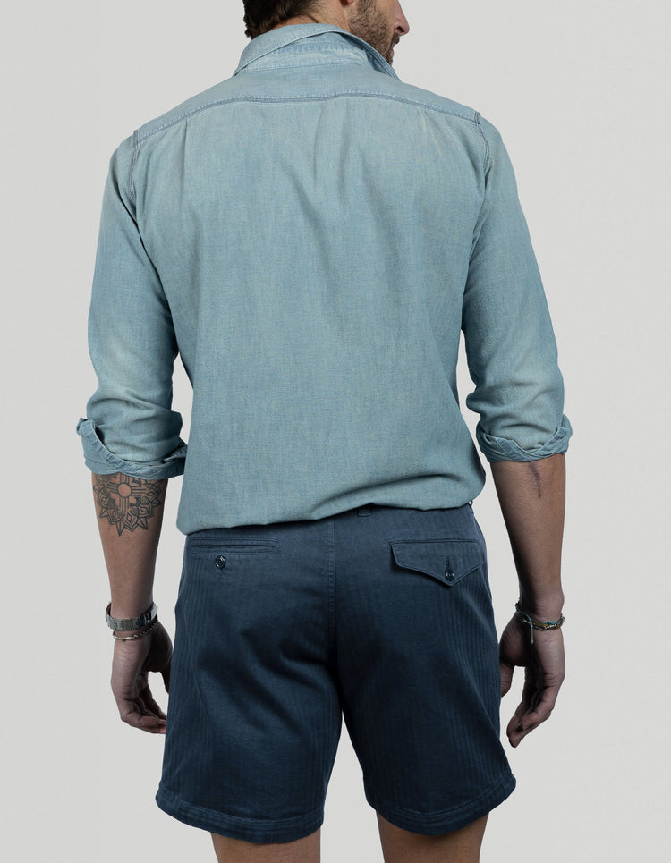 Men’s Skiff Short in Tarpon Blue
