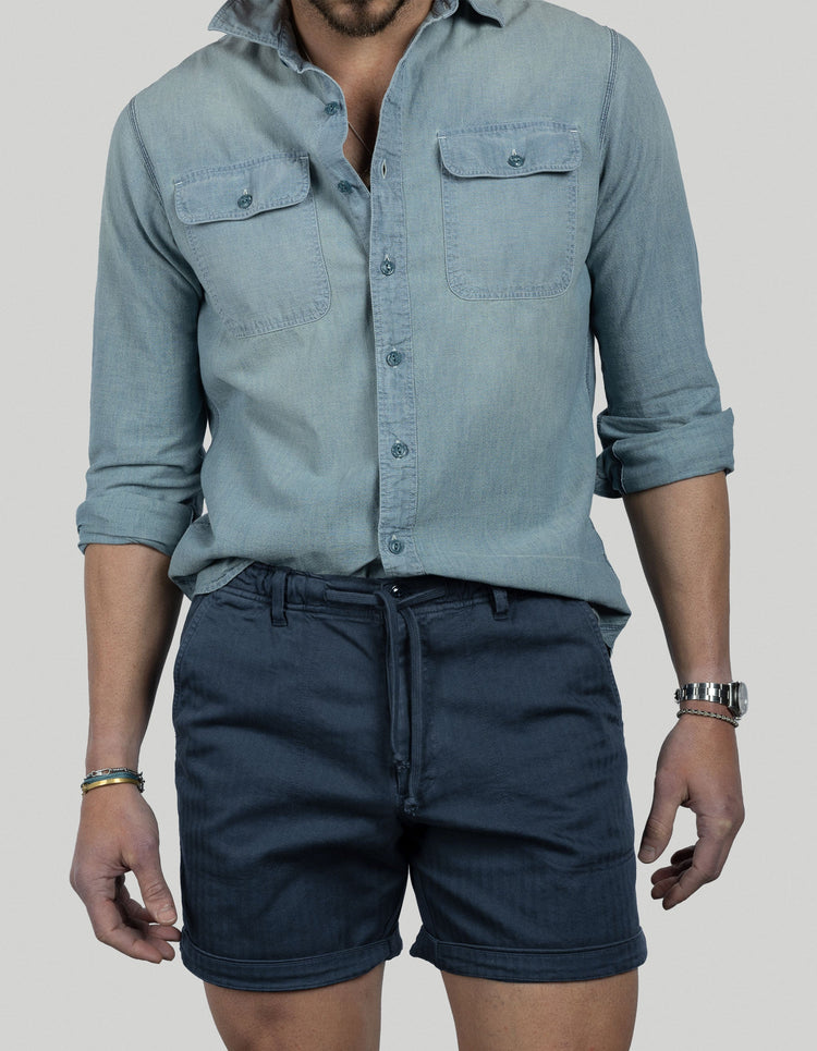 Men’s Skiff Short in Tarpon Blue