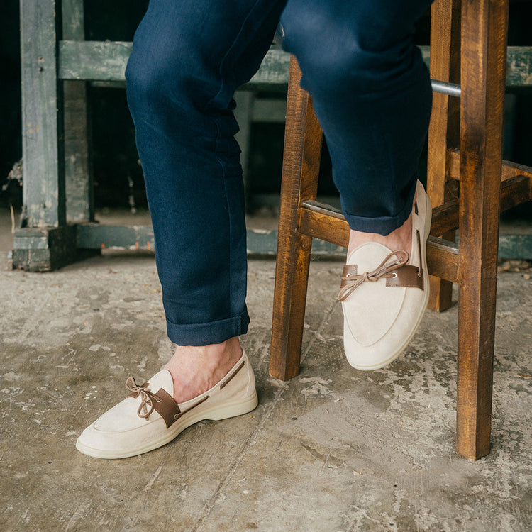 Men’s Sandstone Suede Barca Boat Shoe