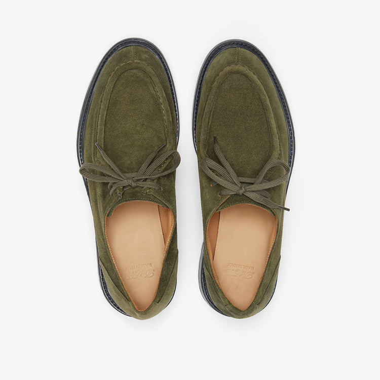 Men’s Olive Suede Tuscan Moc Boot