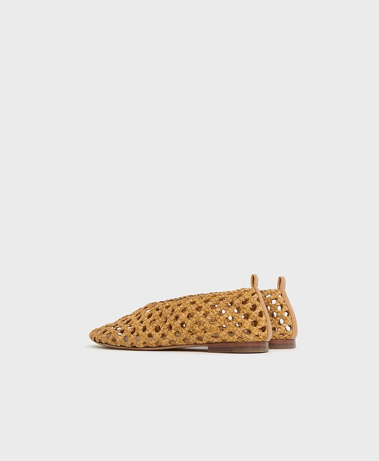Woven Ballerina in Natural