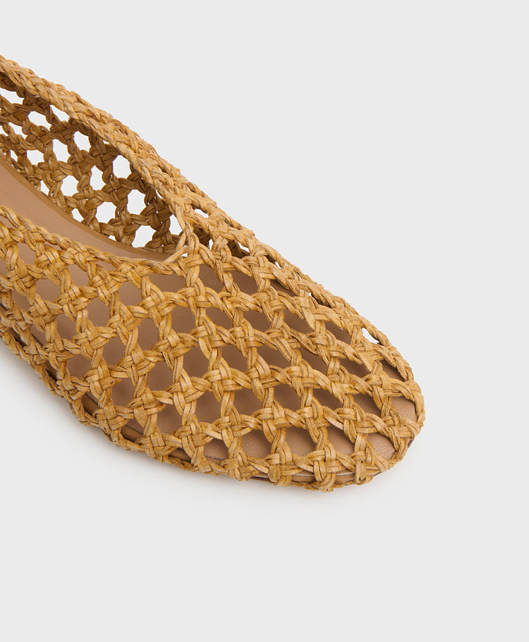 Woven Ballerina in Natural