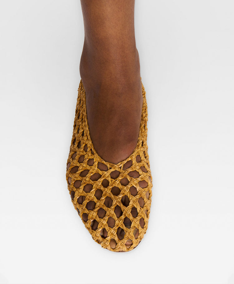 Woven Ballerina in Natural