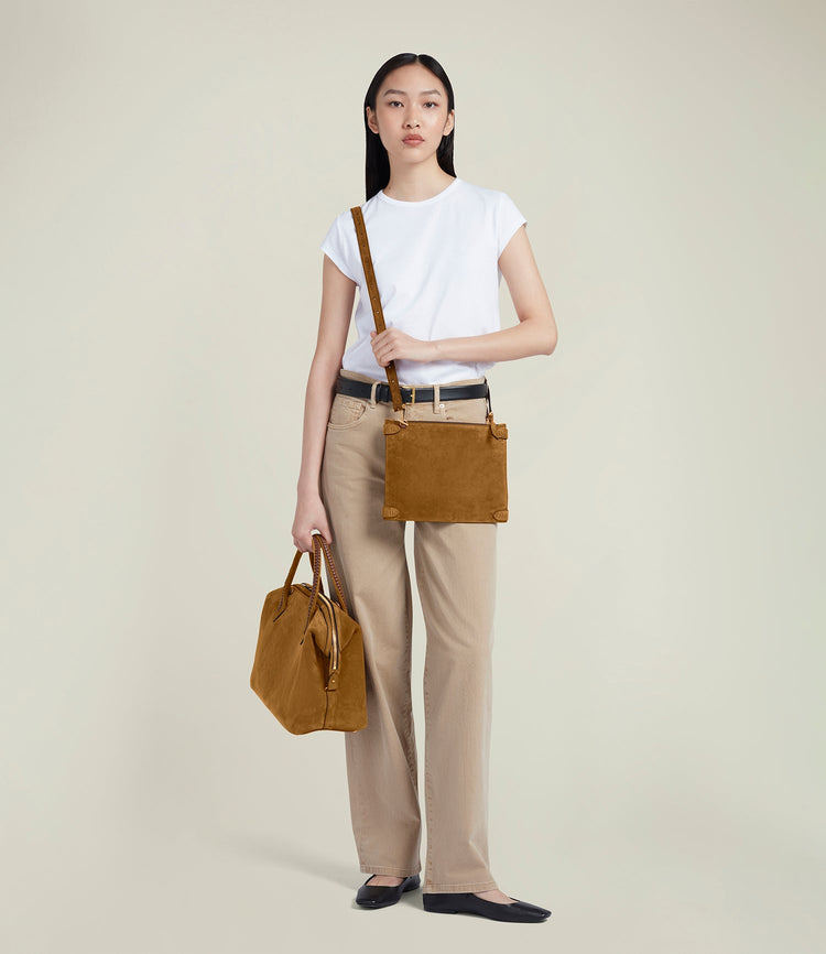 Small Perriand City Bag in Marrakech Suede
