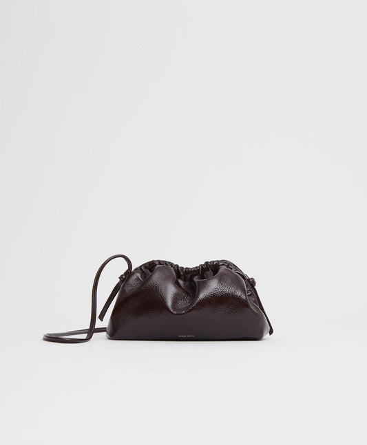 Mini Cloud Clutch - Aubergine Naplak