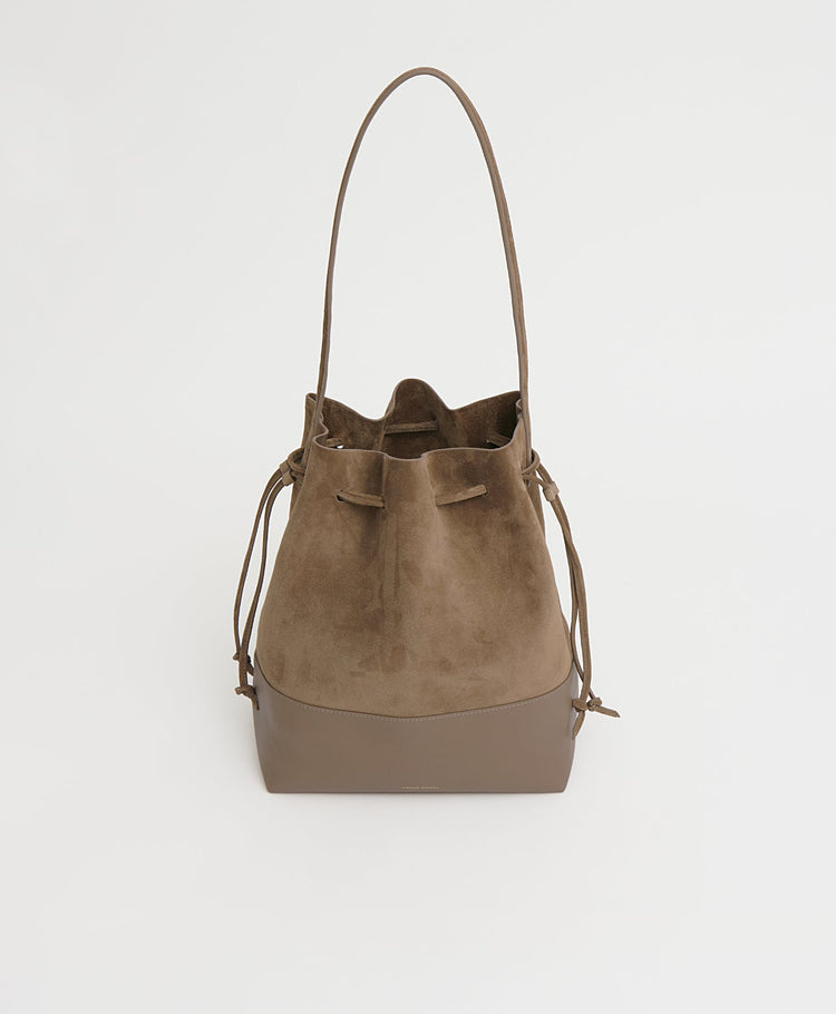 Drawstring Cabas in Anise