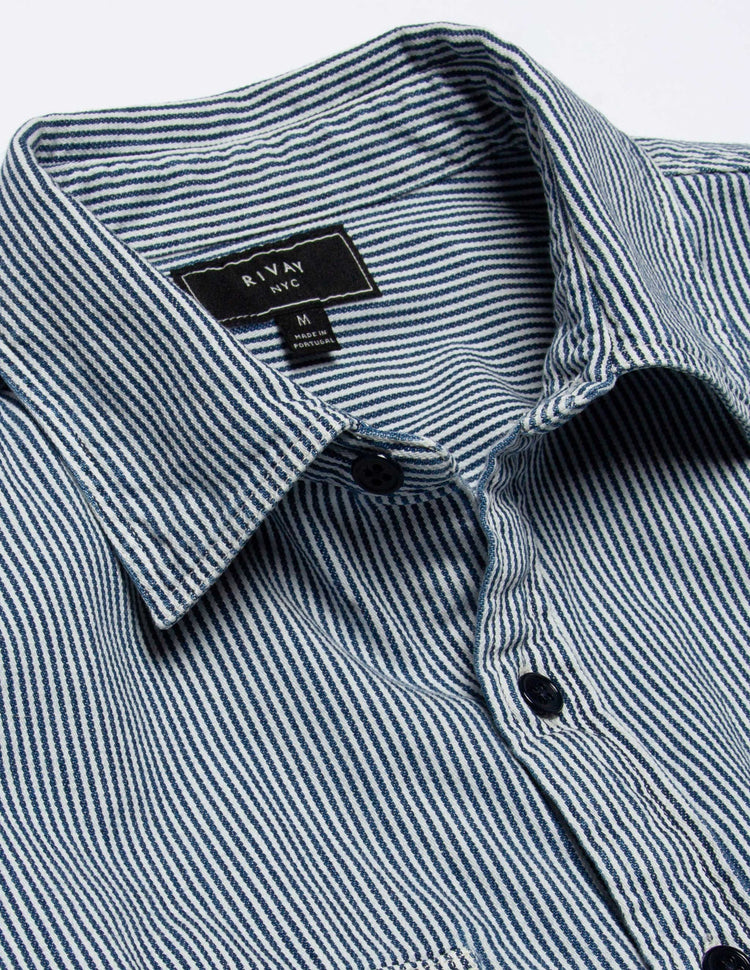 Palmer Indigo Stripe Workshirt