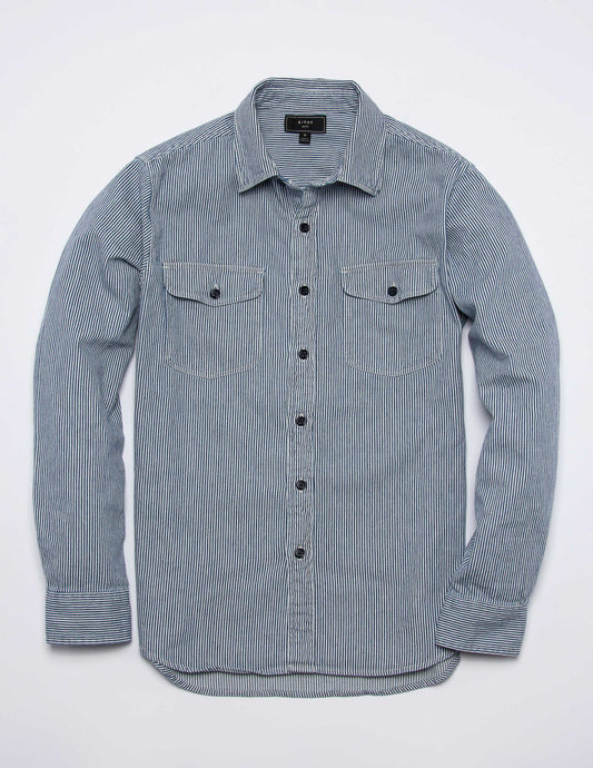 Palmer Indigo Stripe Workshirt