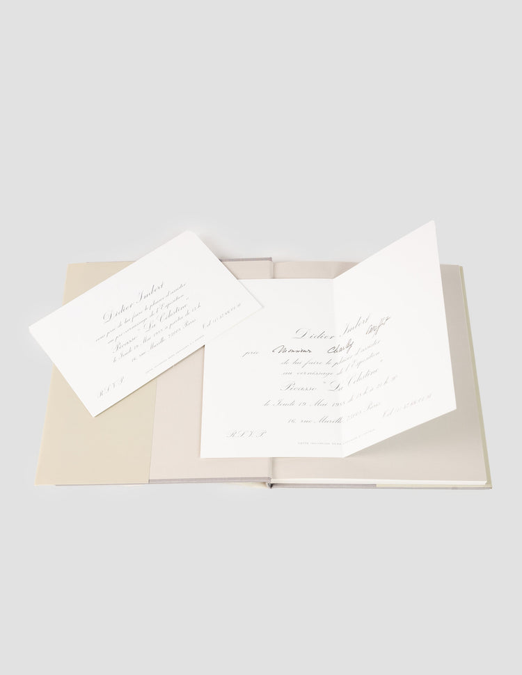 Picasso’s La Célestine Hardcover Exposition Program with Personal Invitation from 1988