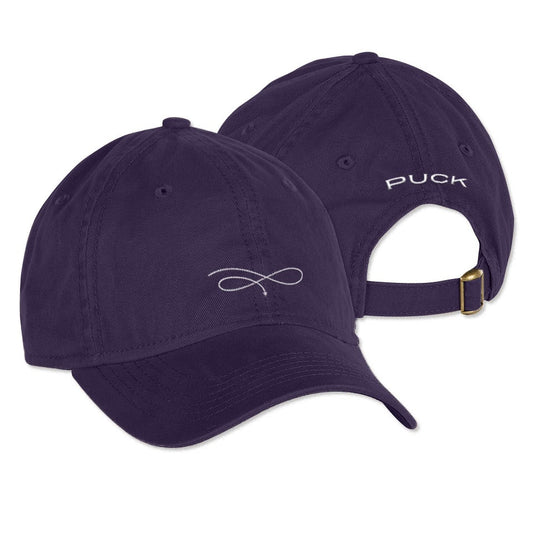 Blue Hat with White Swash