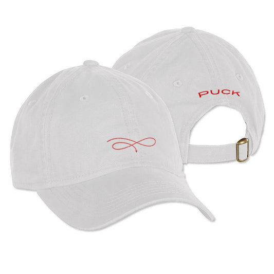 White Hat with Red Swash