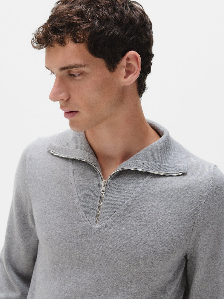 Merino Wool Quarter Zip