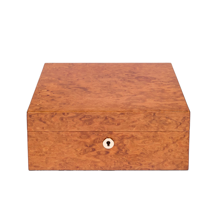 Heritage Medium Humidor in Burr Walnut