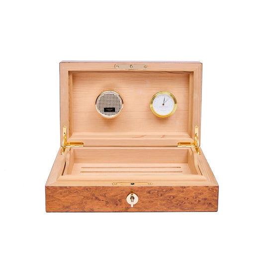 Heritage Small Humidor in Burr Walnut