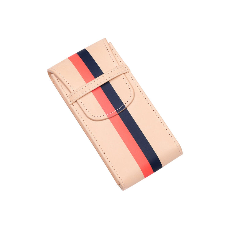 x La Californienne Single Watch Pouch in Red/Navy