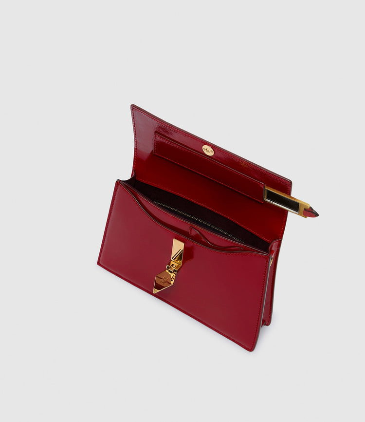 Parallel 22 in Classic Red Glossy Calfskin