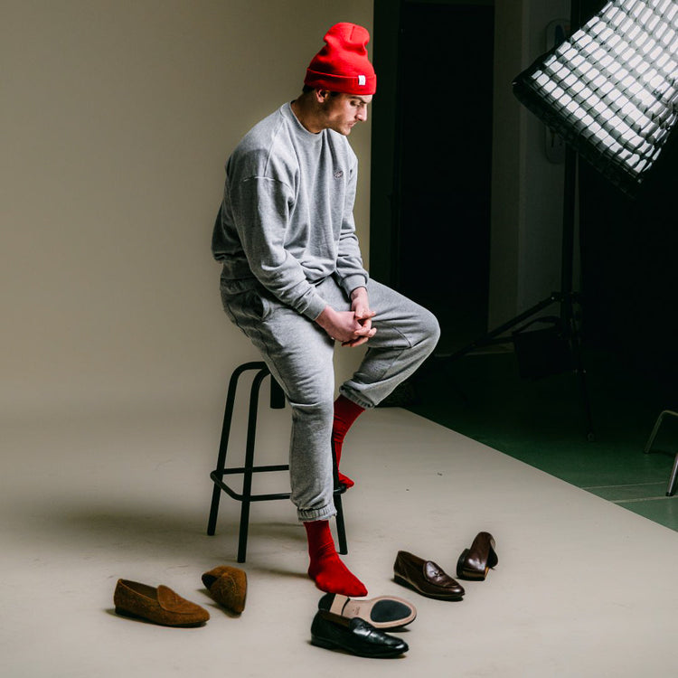 Classic Cuffed Beanie - Classic Red
