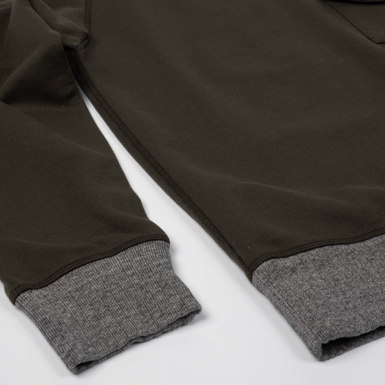Fields French Terry Pocket Sweatshirt in Olive