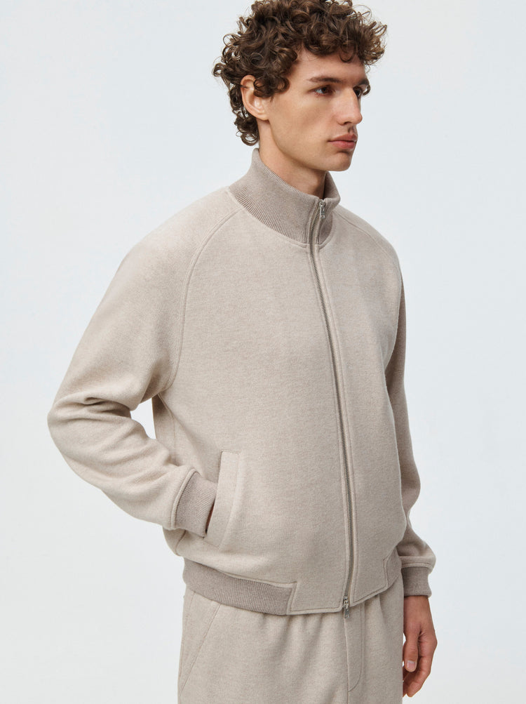 Cashmere Wool Bomber