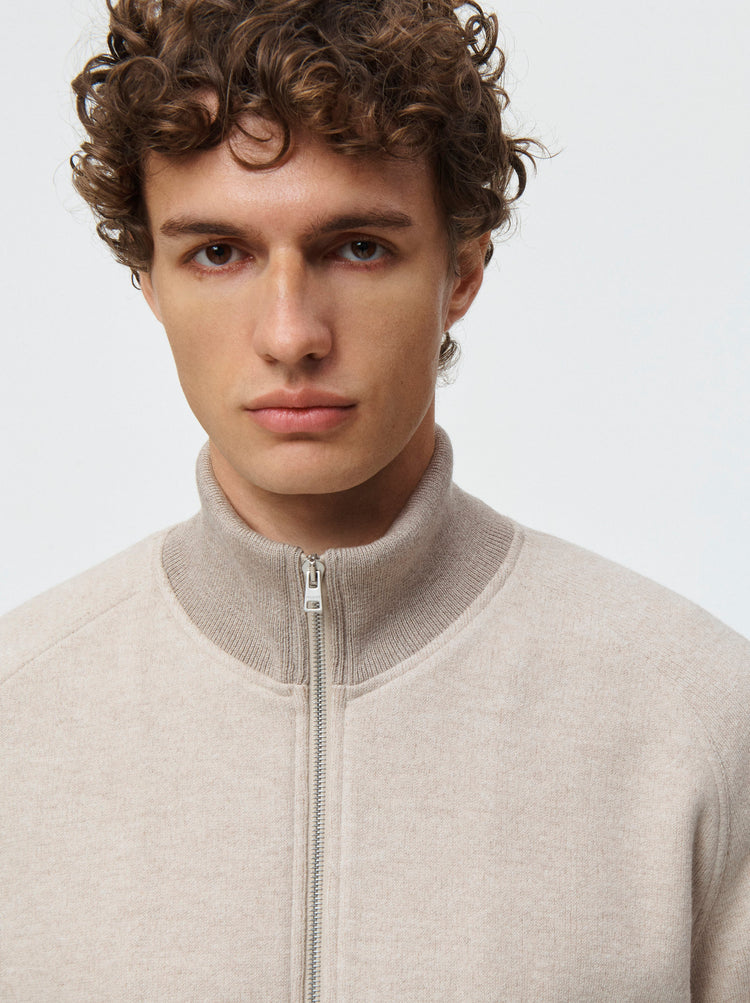 Cashmere Wool Bomber