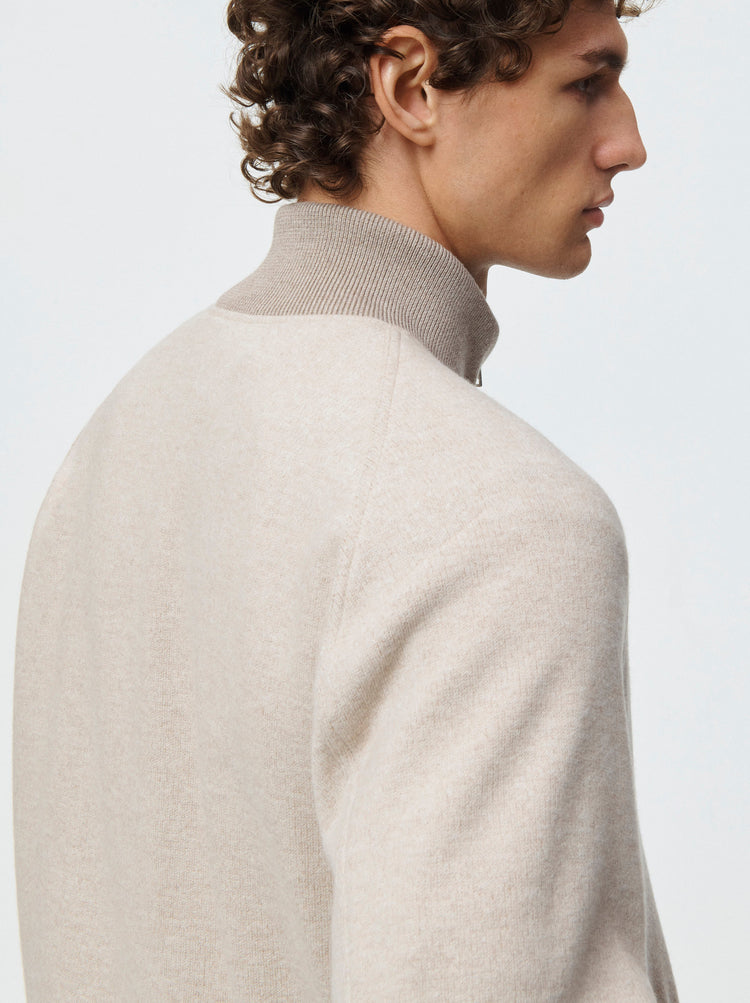 Cashmere Wool Bomber