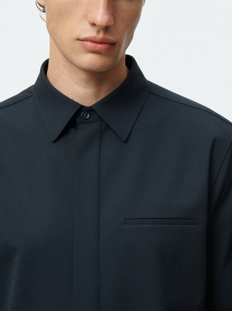Wool Stretch Shirt