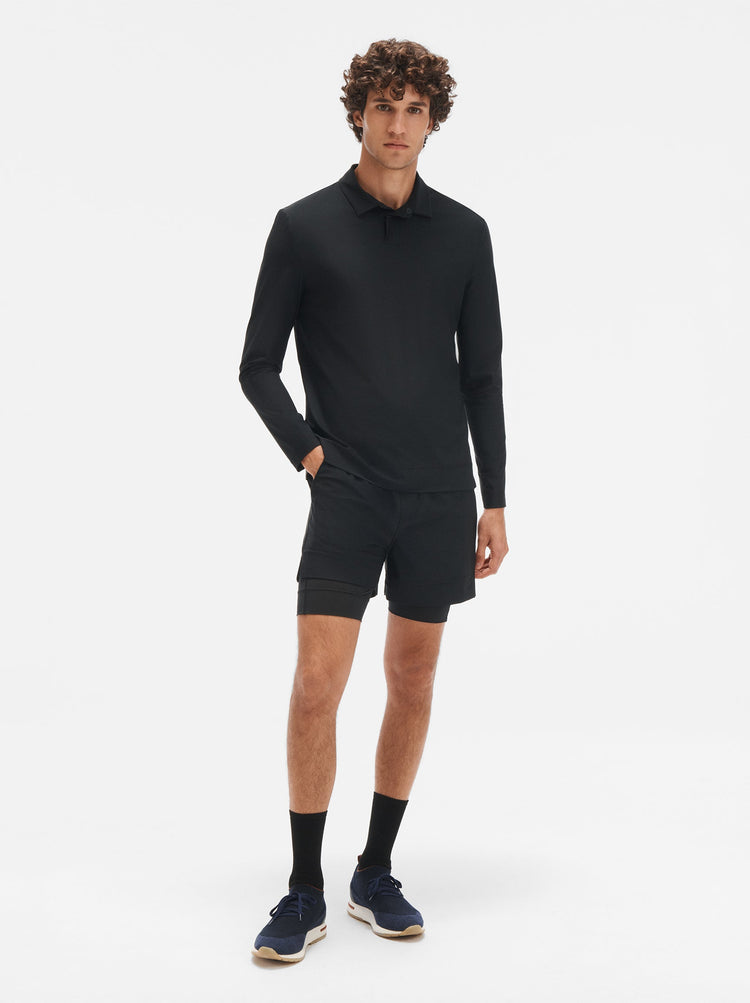 Tec Long Sleeve Tennis Polo