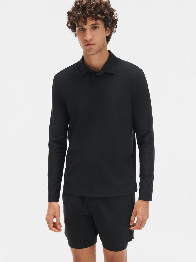 Tec Long Sleeve Tennis Polo